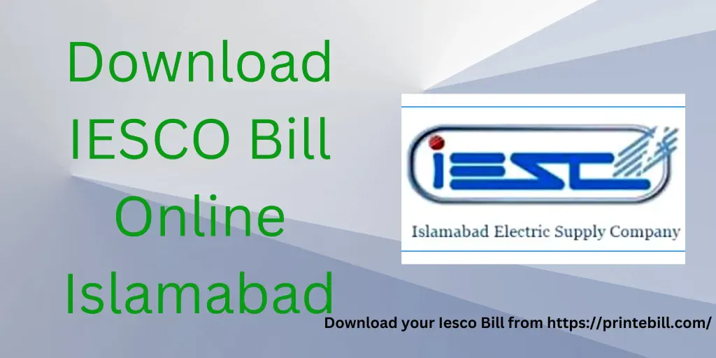 Iesco Bill Online のプロダクトバナー