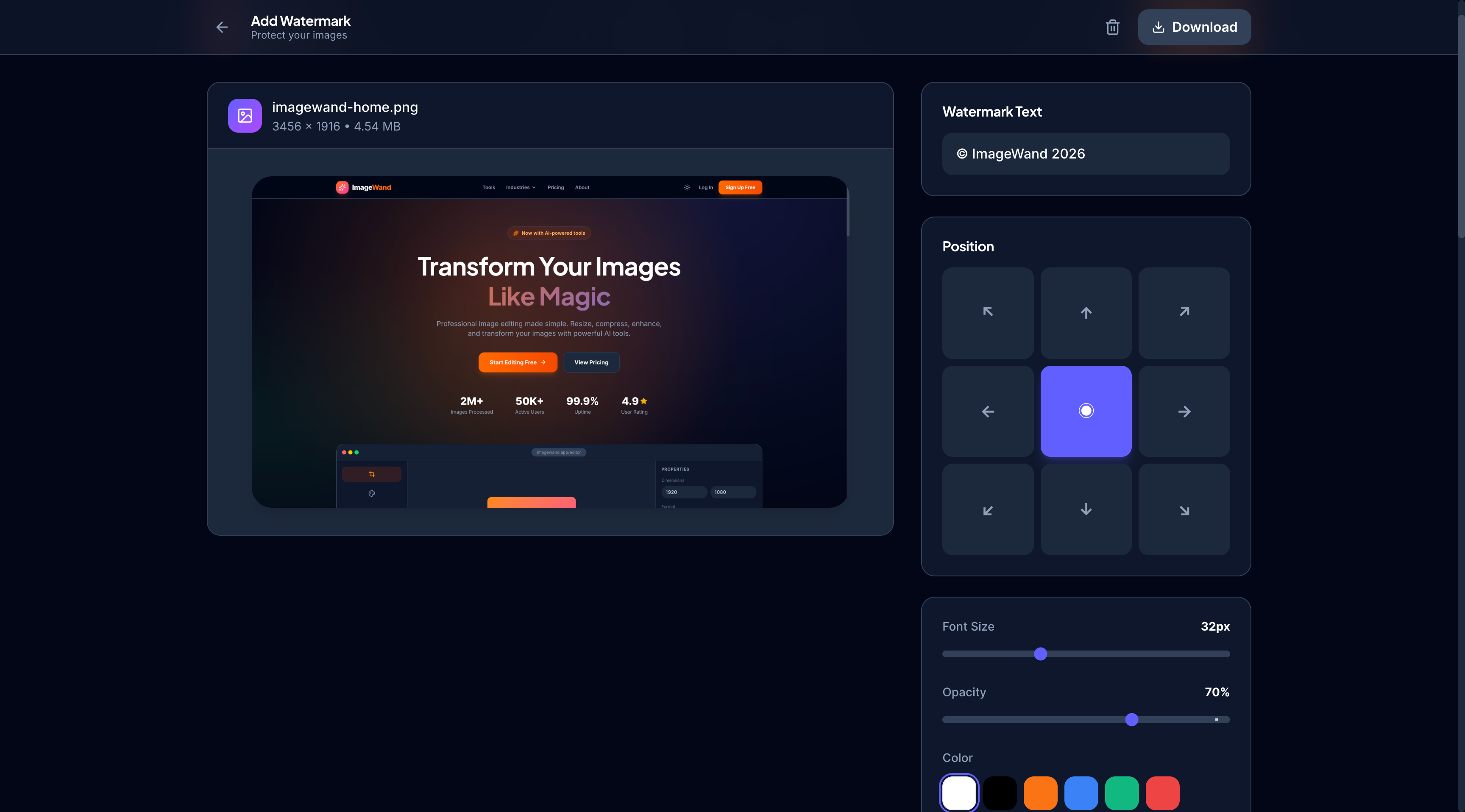 ImageWand - Screenshot 4 showing product features and functionality