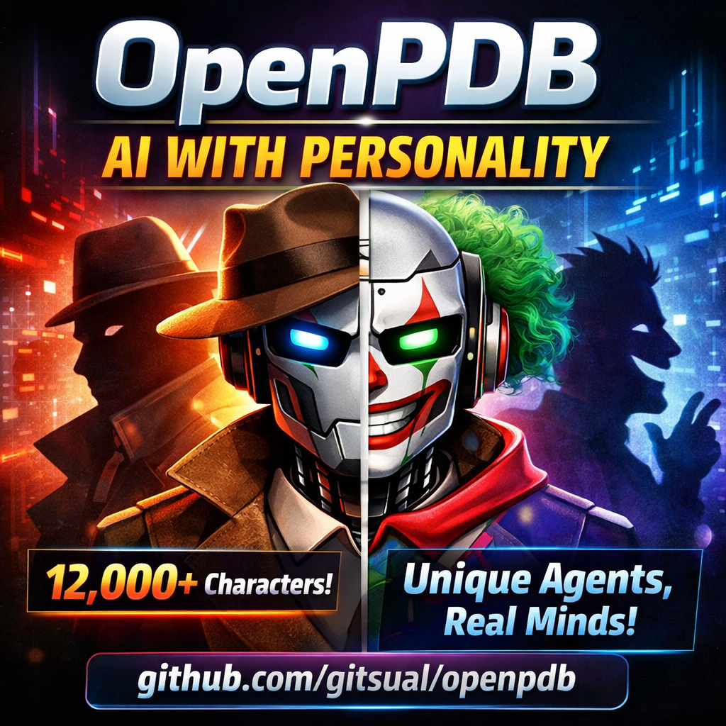 OpenPDB - Product Hunt launch logo and brand identity