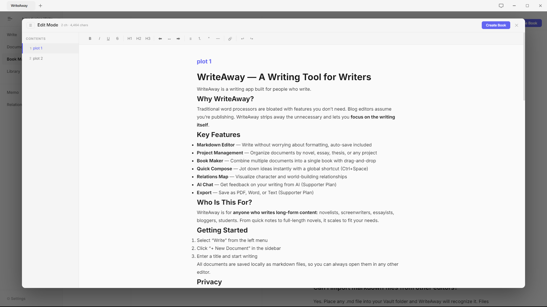 WriteAway gallery image