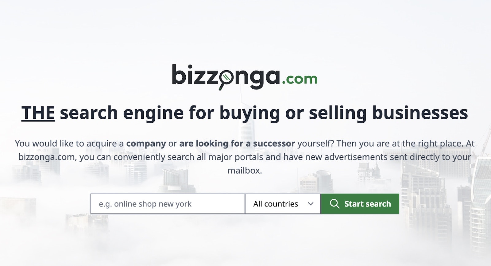 bizzonga.com - बिज़ोंगा व्यवसाय खरीदने/बेचने के लिए खोज इंजन है मीडिया 1