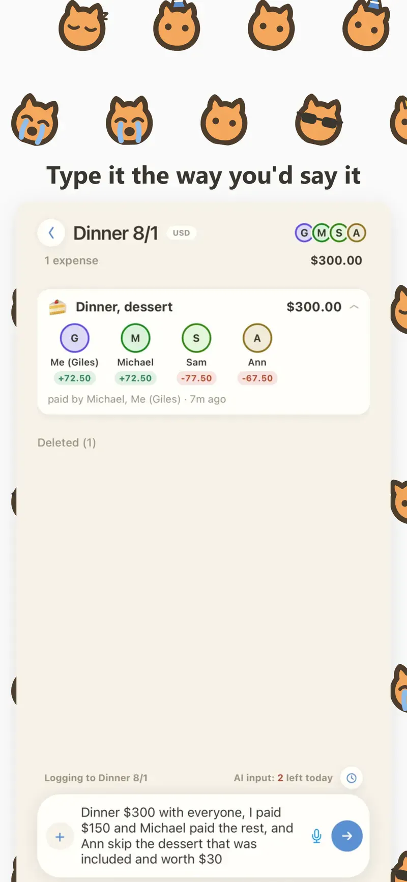 JotSplit screenshot 2