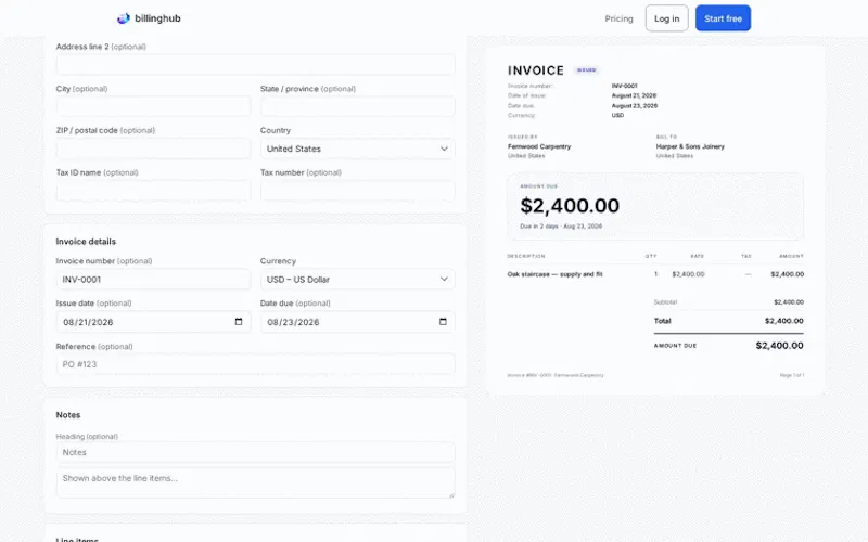 BillingHub screenshot 2