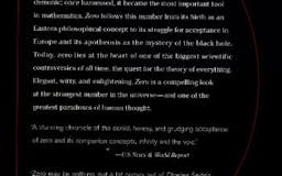 Zero: The Biography of a Dangerous Idea media 3