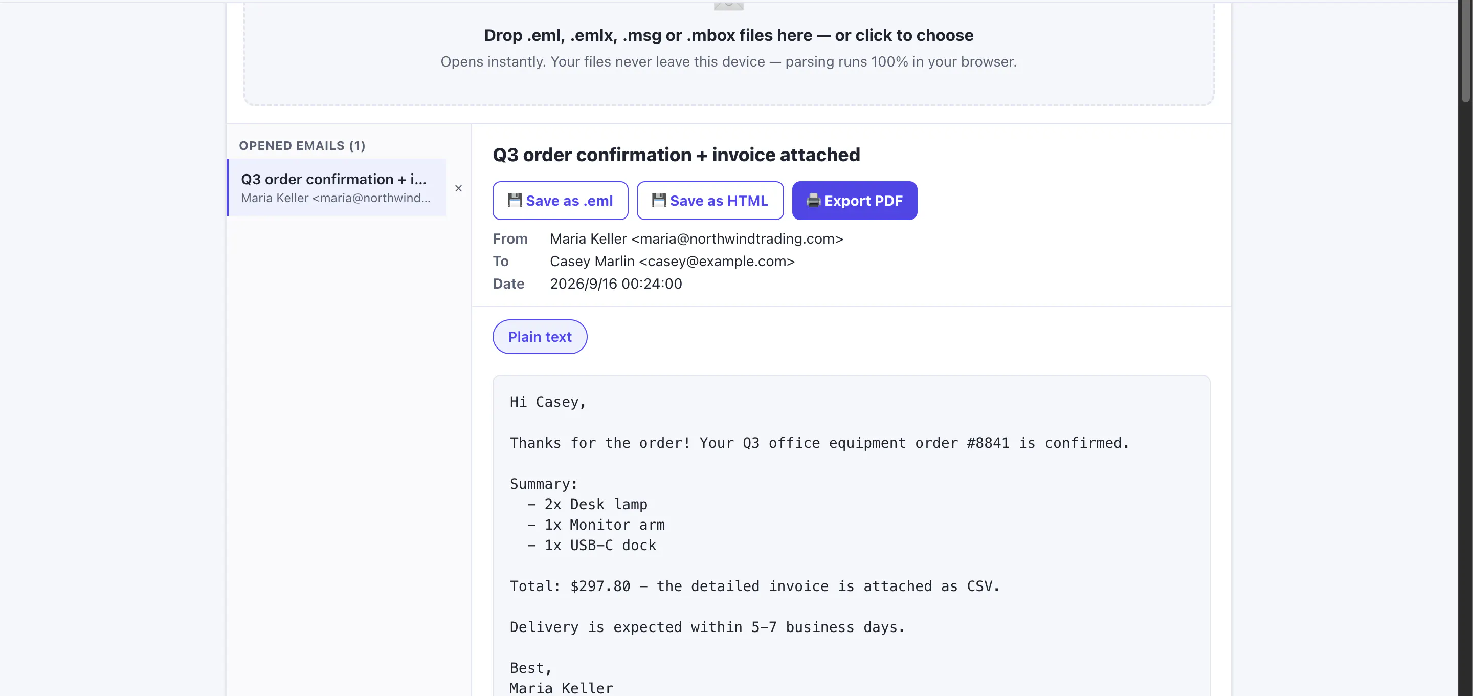 EML Tool gallery image