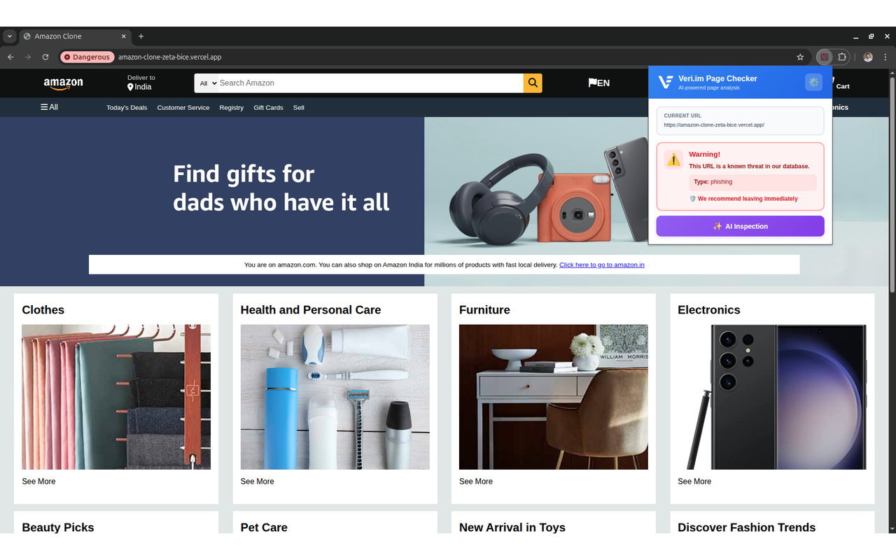 Veri.im - Screenshot 3 showing product features and functionality