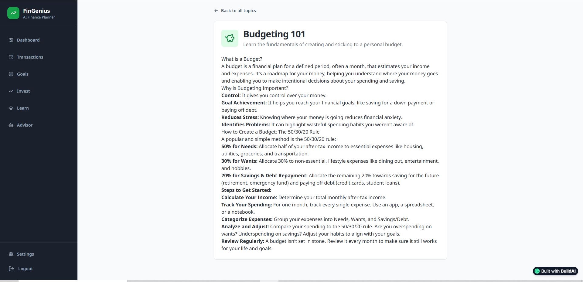 FinGenius gallery image