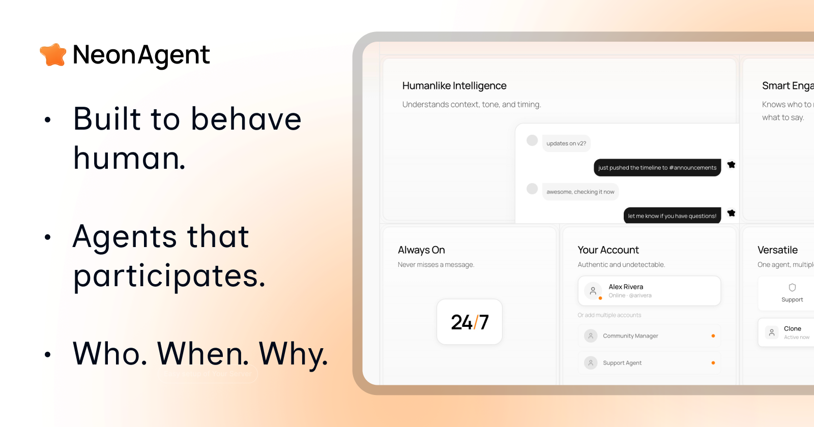 AI Community Manager - Screenshot 2 showing product features and functionality