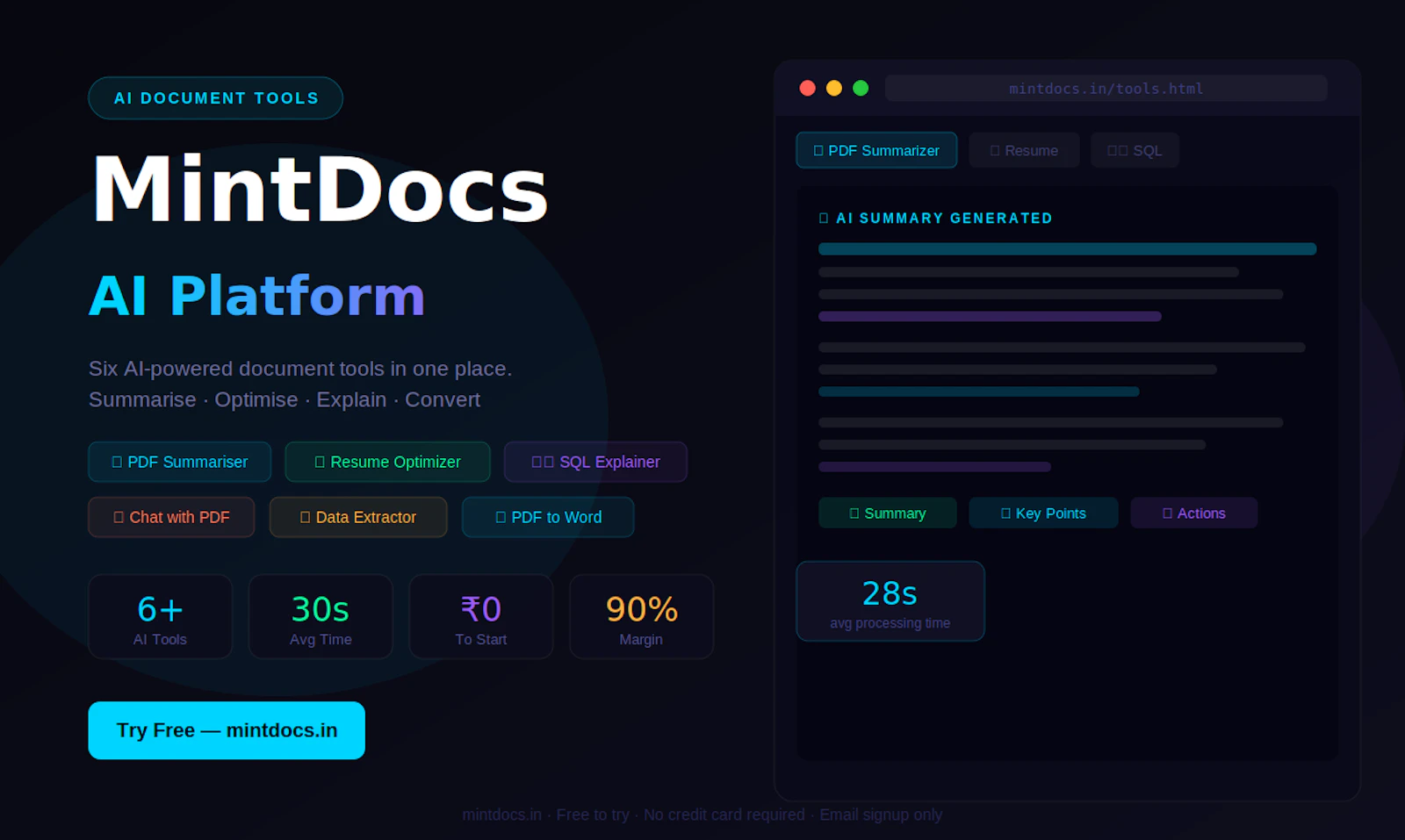 MintDocs screenshot 1