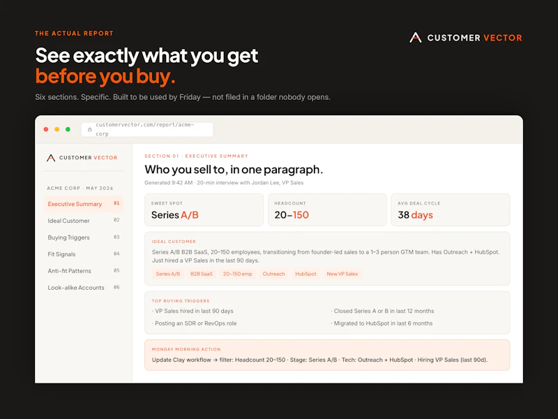 CustomerVector screenshot 5