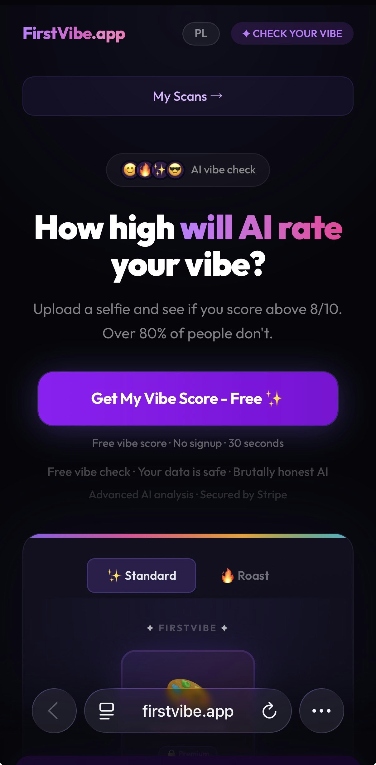 FirstVibe.app gallery image