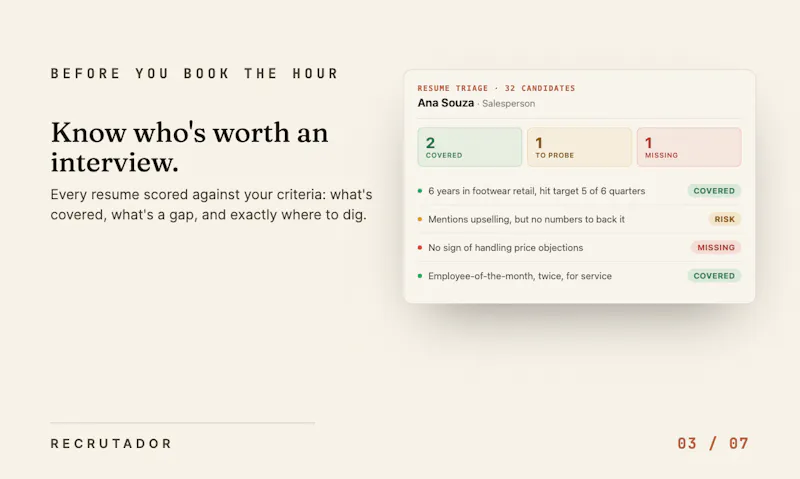Recrutador screenshot 3