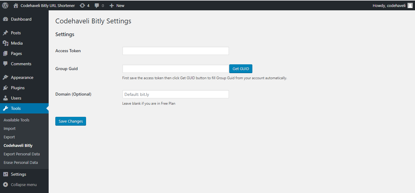 Codehaveli Bitly URL Shortener gallery image