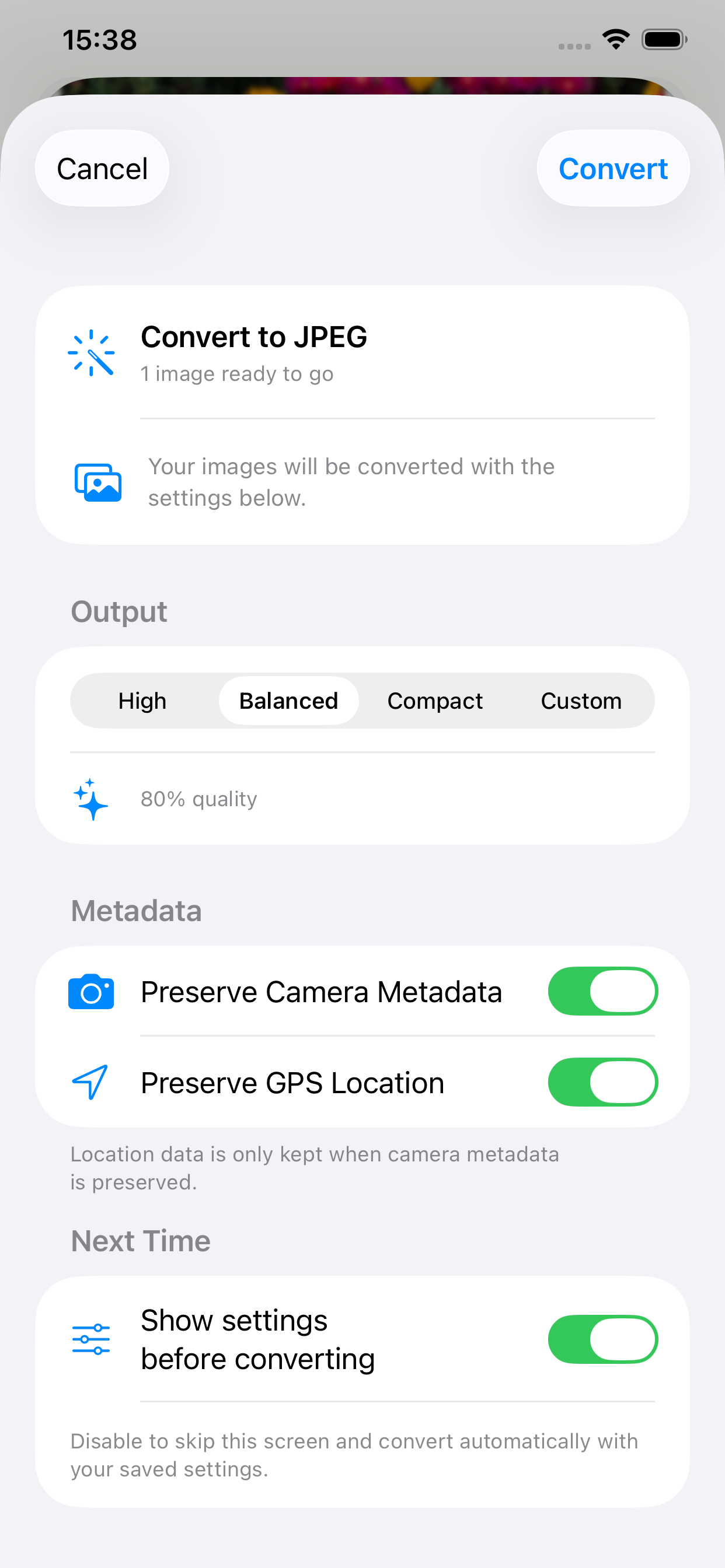 Simplest JPEG converter gallery image