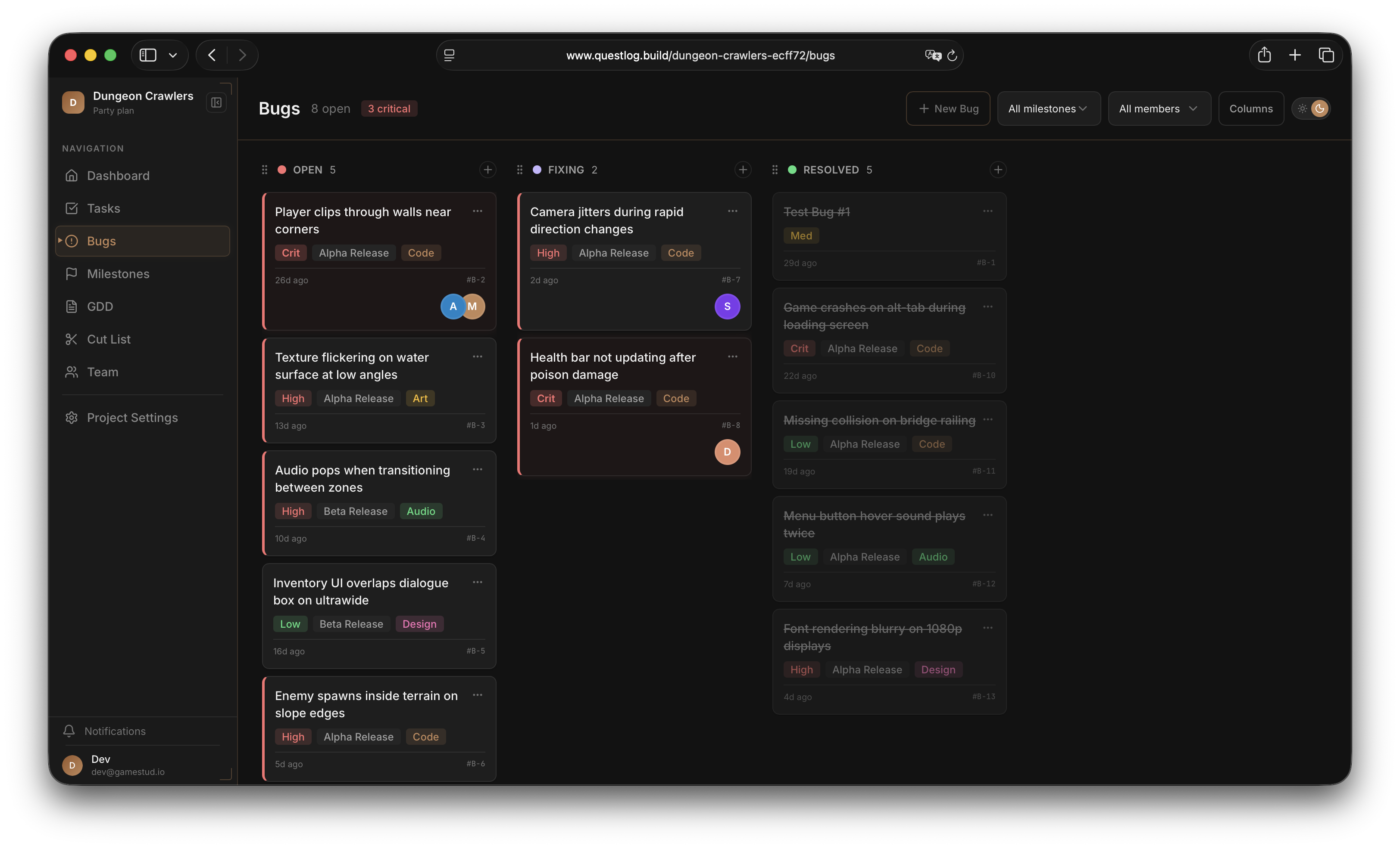 Questlog gallery image