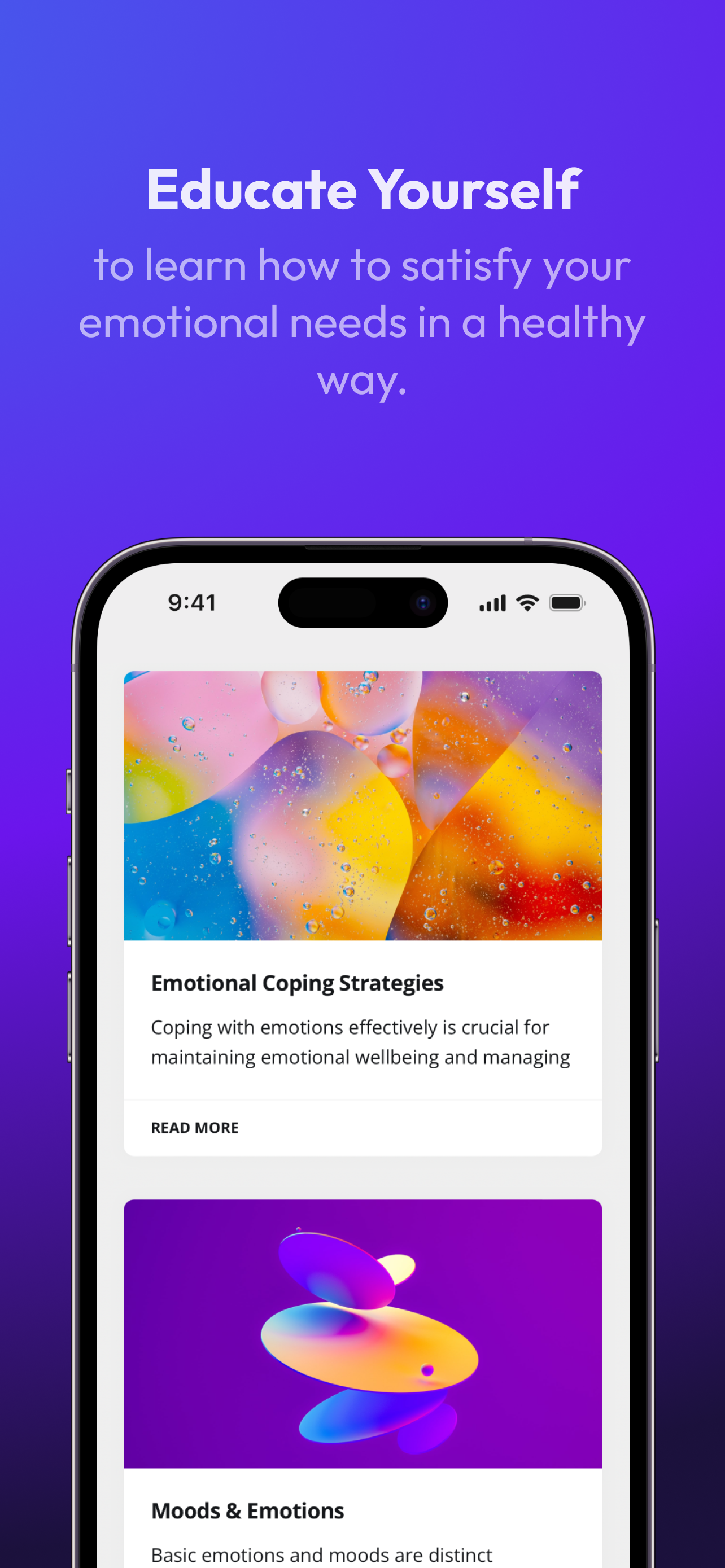 Mídia 8 de SPHēra: Rastreador de emoção - Rastreador de bem -estar emocional e diário com insights