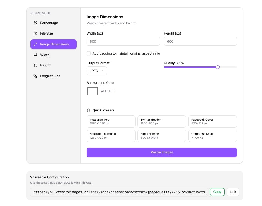 BulkresizeImages.online screenshot 7