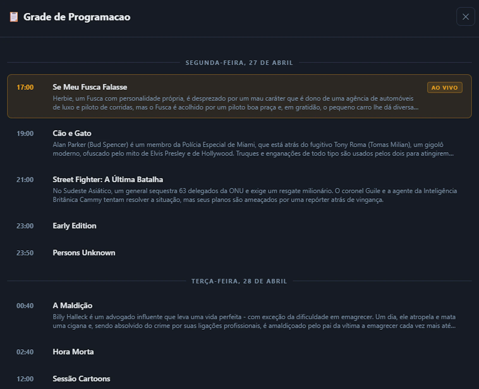 Webtv Framework screenshot 2