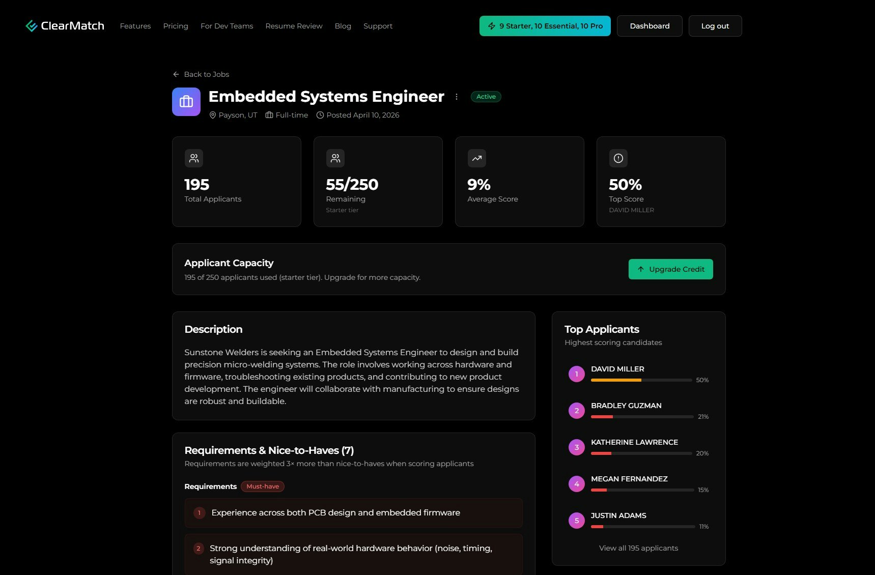 ClearMatch ATS gallery image