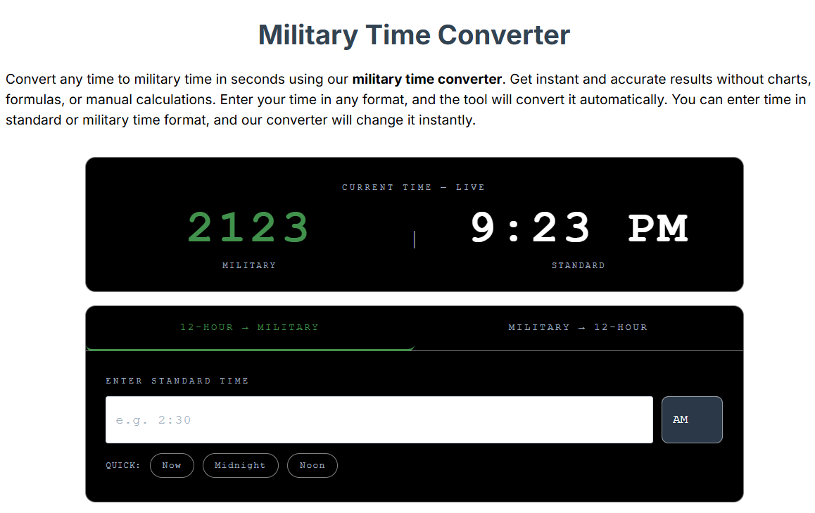 Military Chart - Screenshot 2 showing product features and functionality