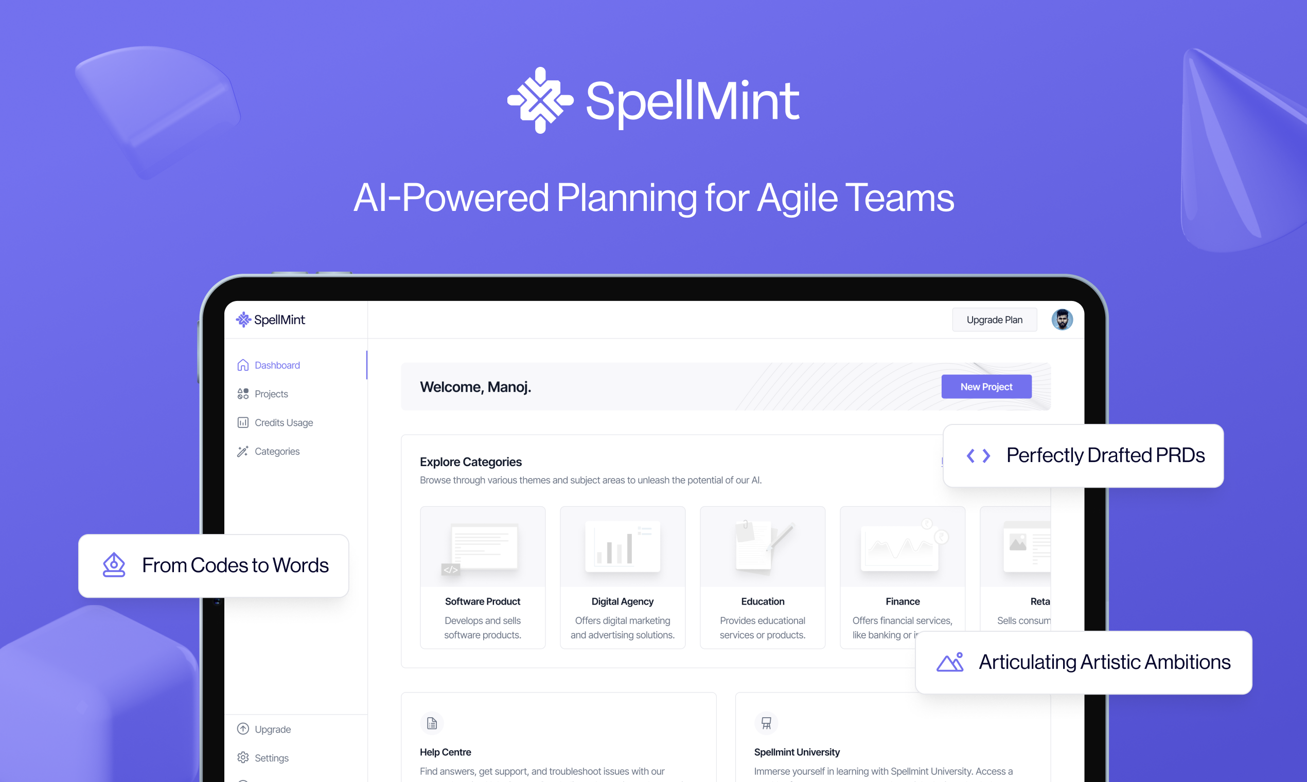 startuptile Spellmint-AI-Powered Planning for Agile Teams