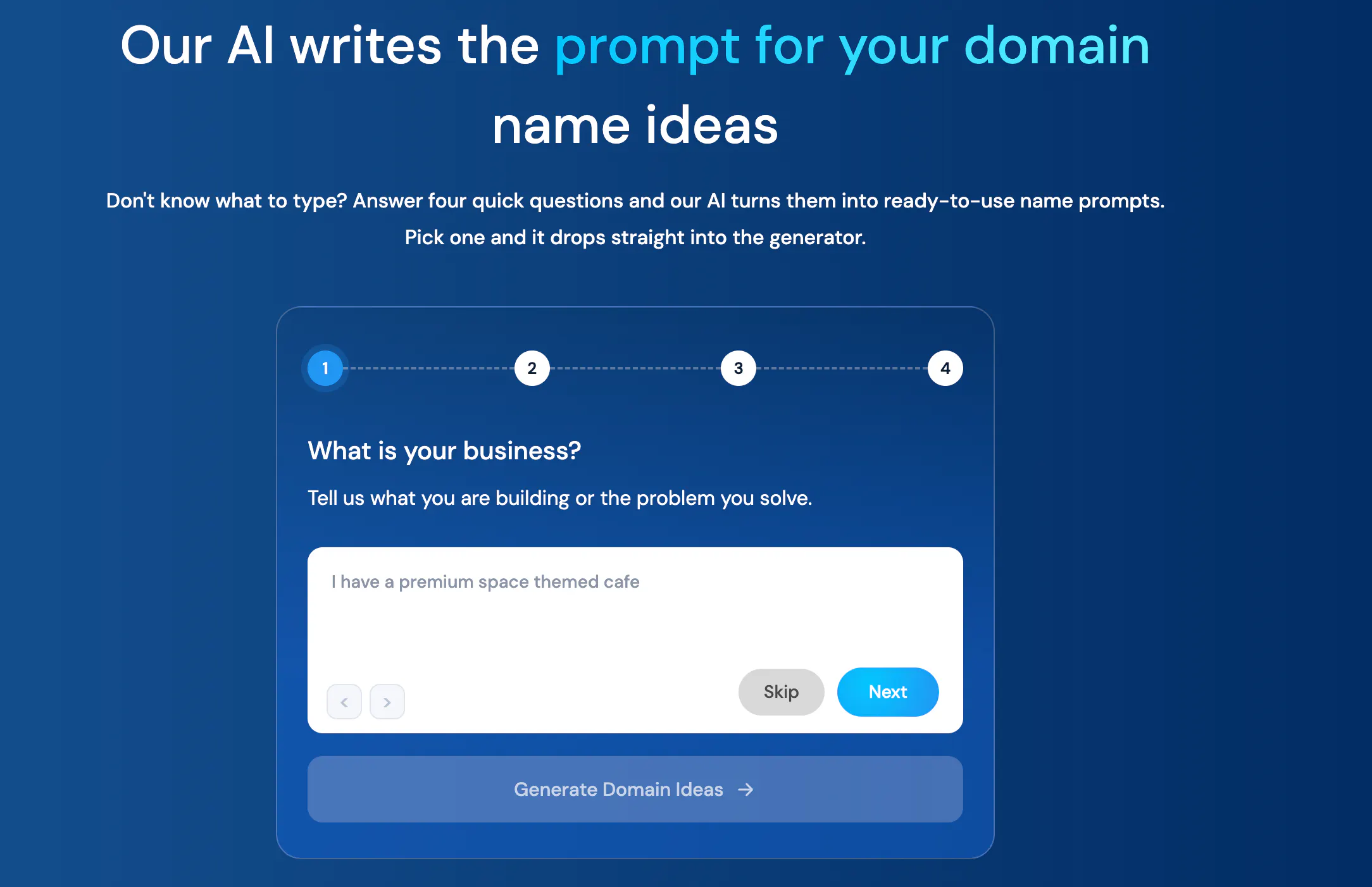 Hynts - AI Powered Domain Name Generator gallery image
