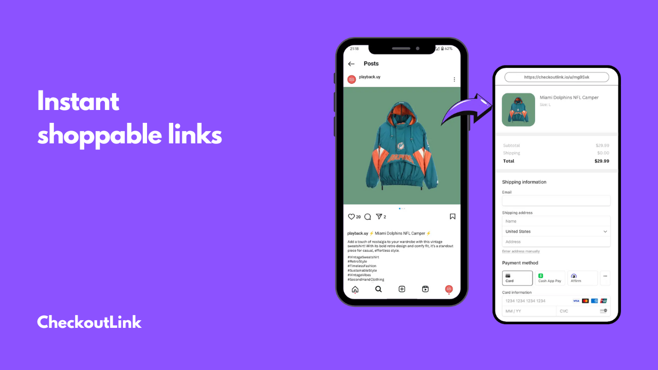 Media Checkoutlink - Hidupkan catatan Instagram anda ke kedai 4