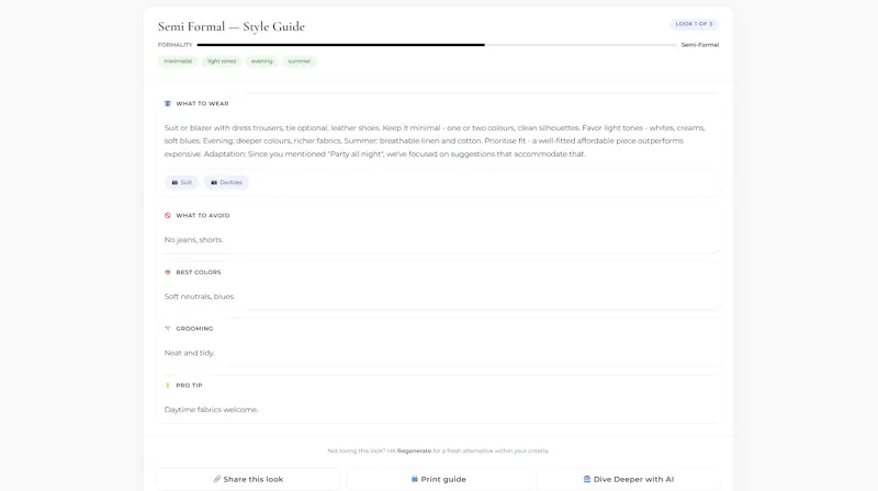 Dress Code Decoder screenshot 3