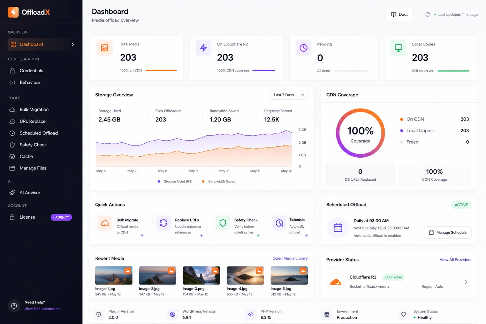 OffloadX screenshot 2