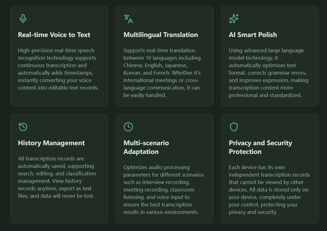 Realtime Transcribe Assistant | 实时转写助手 gallery image
