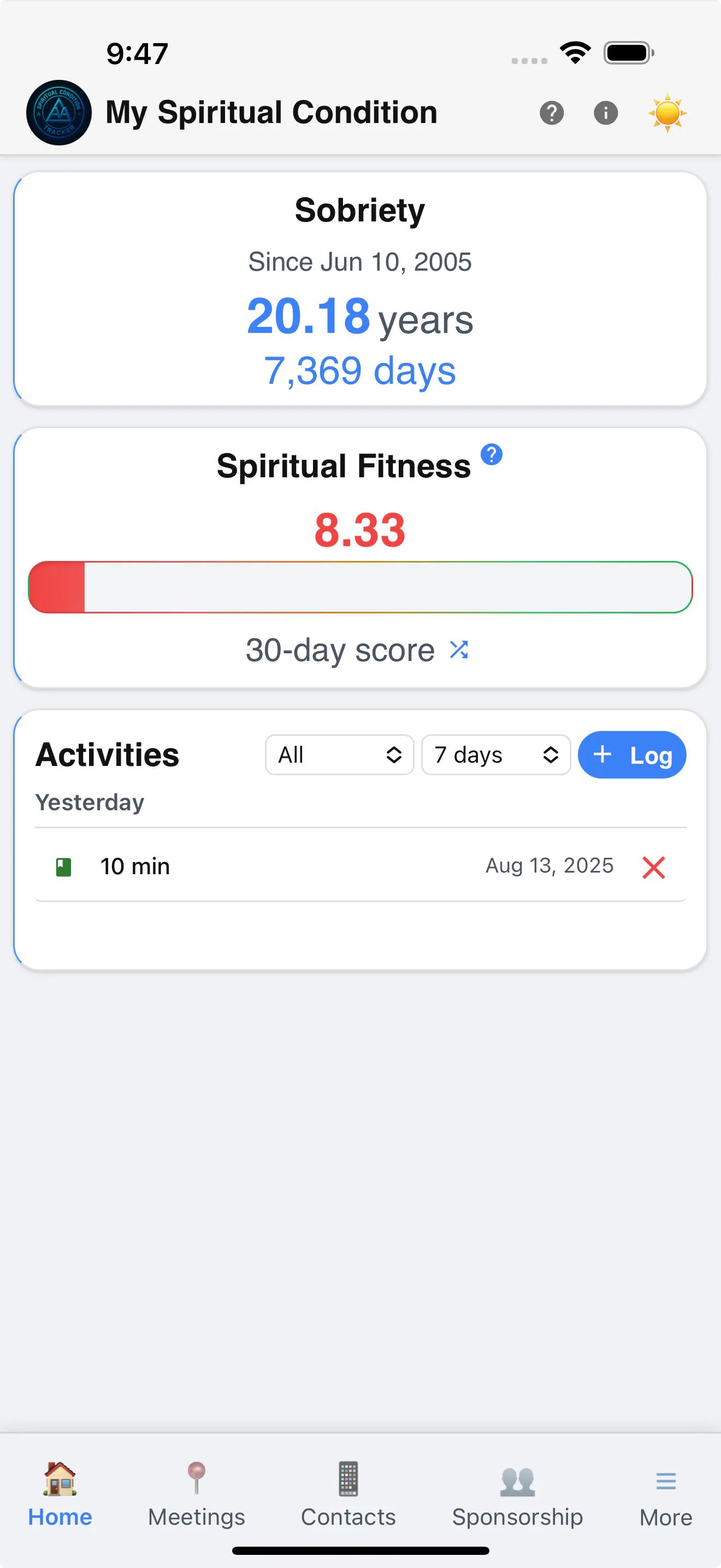 Spiritual Condition Tracker gallery image