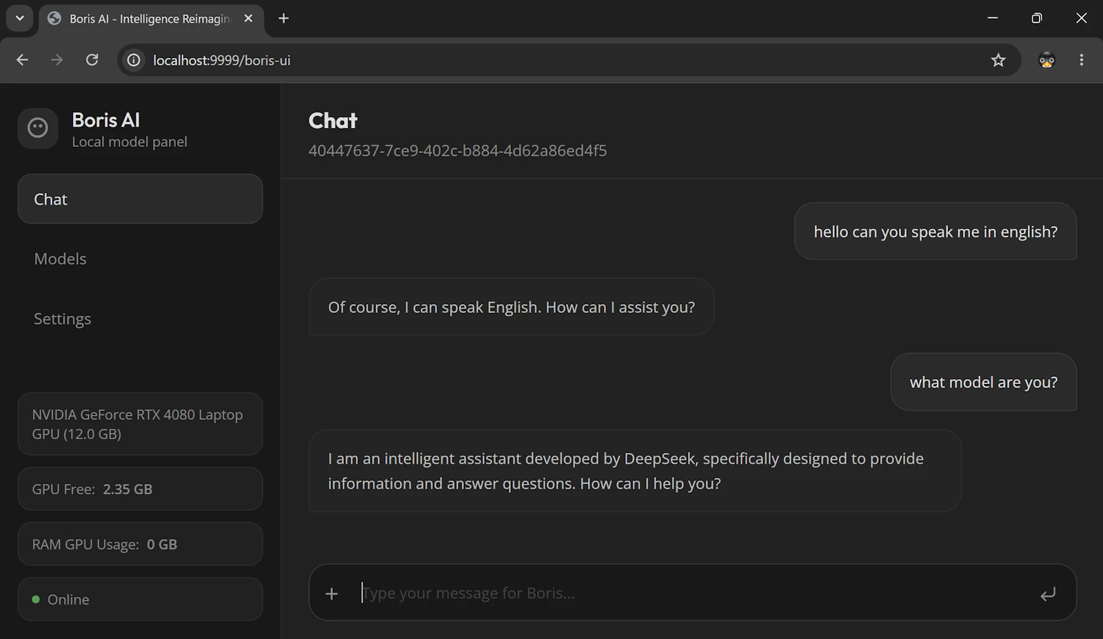 Boris AI screenshot 1