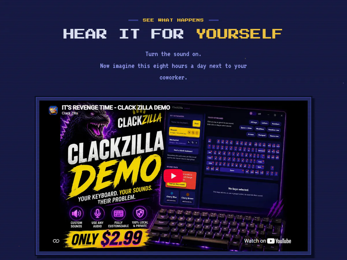 ClackZilla gallery image