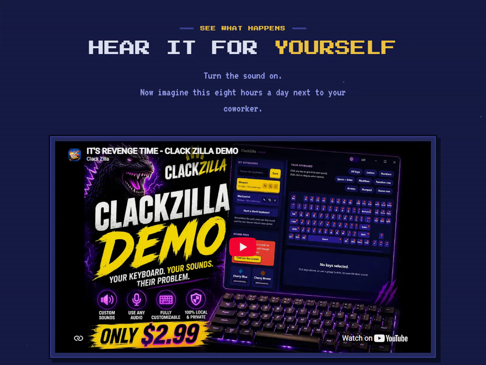 ClackZilla screenshot 4