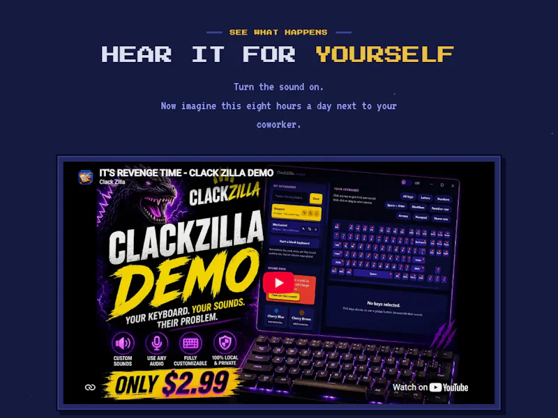 ClackZilla screenshot 4