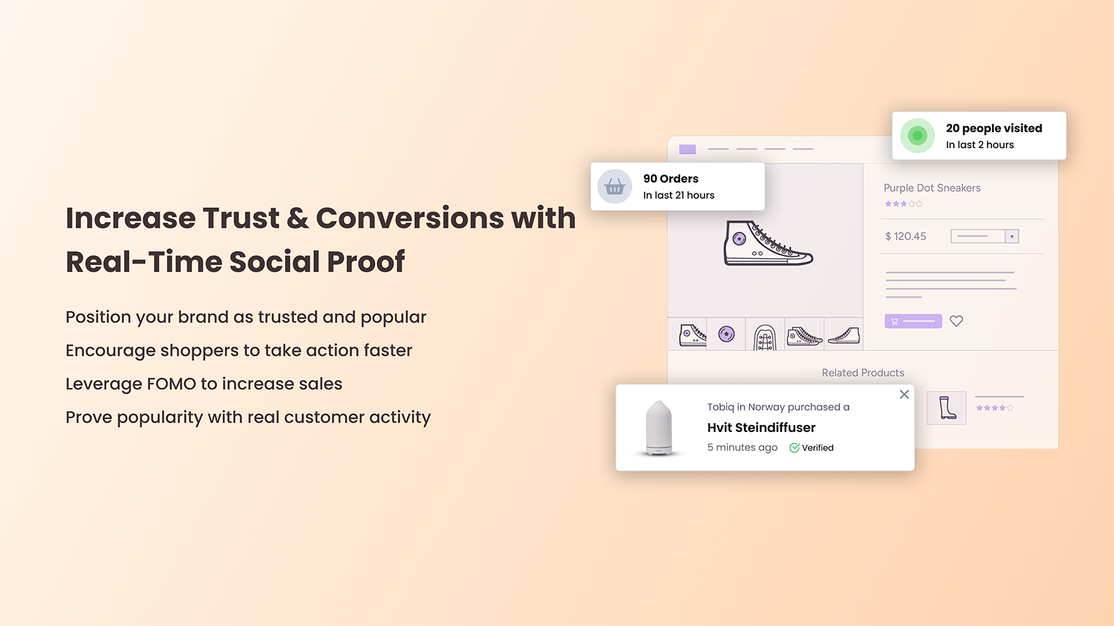 Sales Popup & Social Proof gallery image