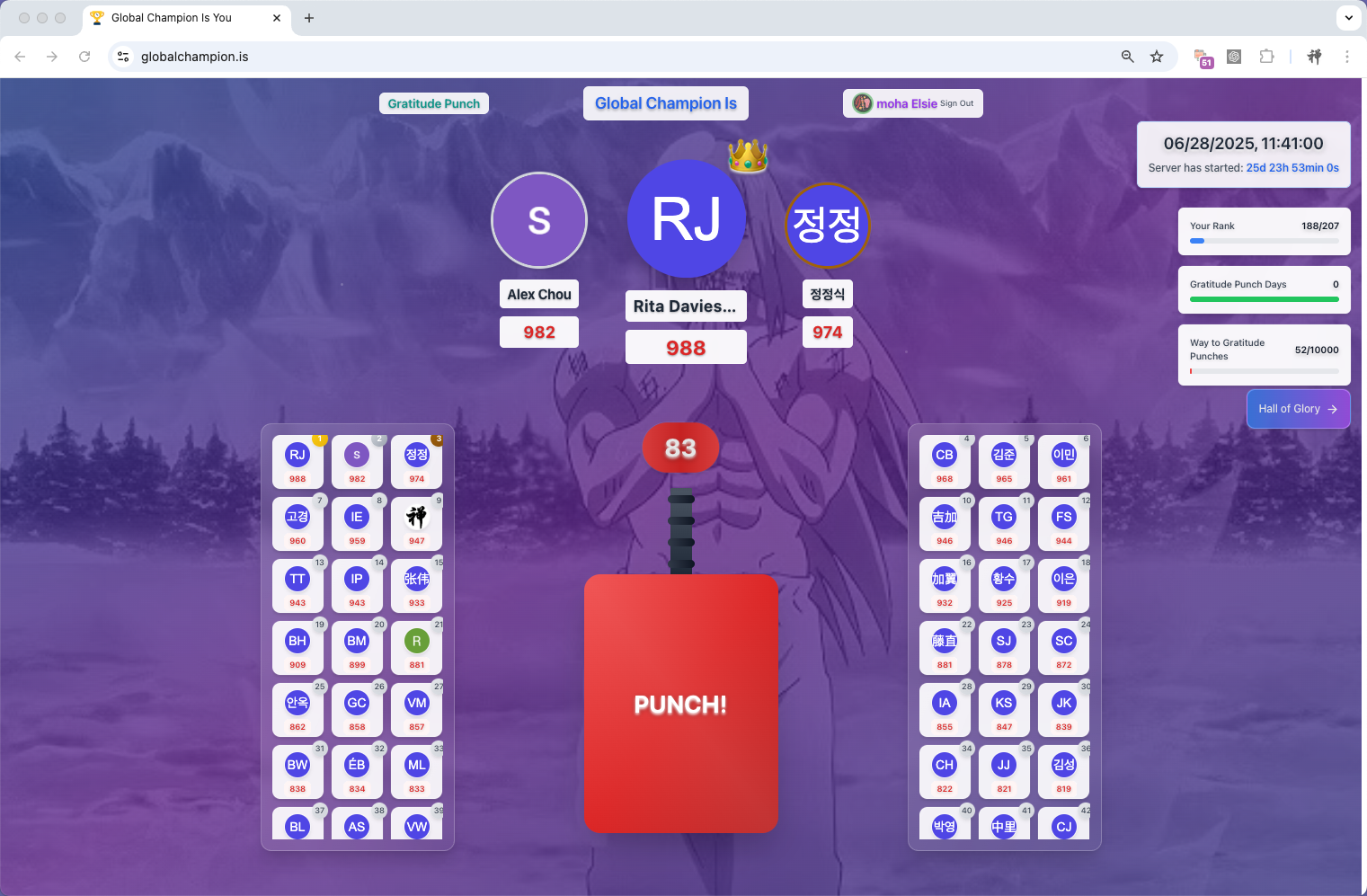 Mídia 3 de Campeão Global - Uma oportunidade igual para todos serem eternamente registrados.