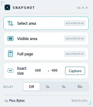 Snapshot — Screenshot Tool