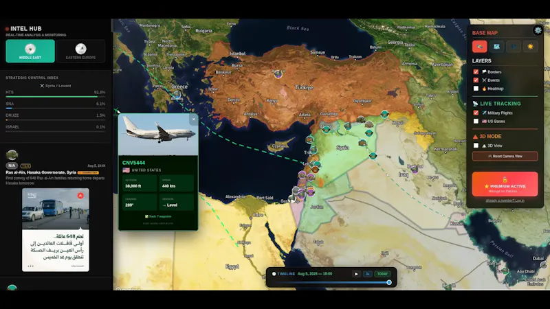 Intel Mapper screenshot 1 (video preview)