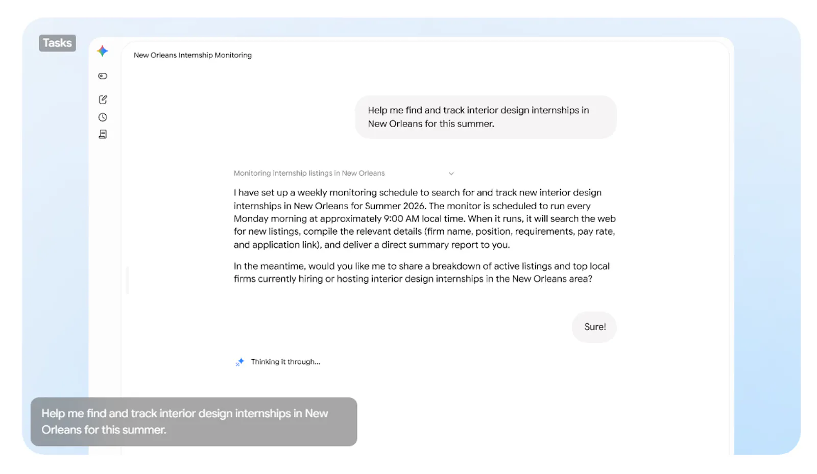 Gemini Spark screenshot 2