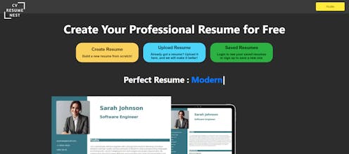 Create Free Resume gallery image