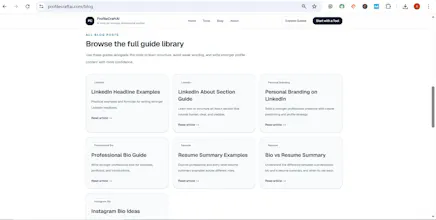 ProfileCraftAI gallery image