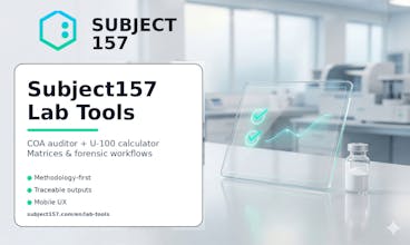 Subject157 Lab Tools gallery image