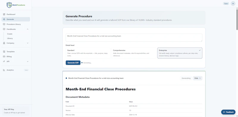 WorkProcedures screenshot 3