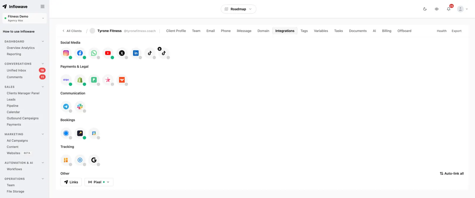 Inflowave screenshot 2
