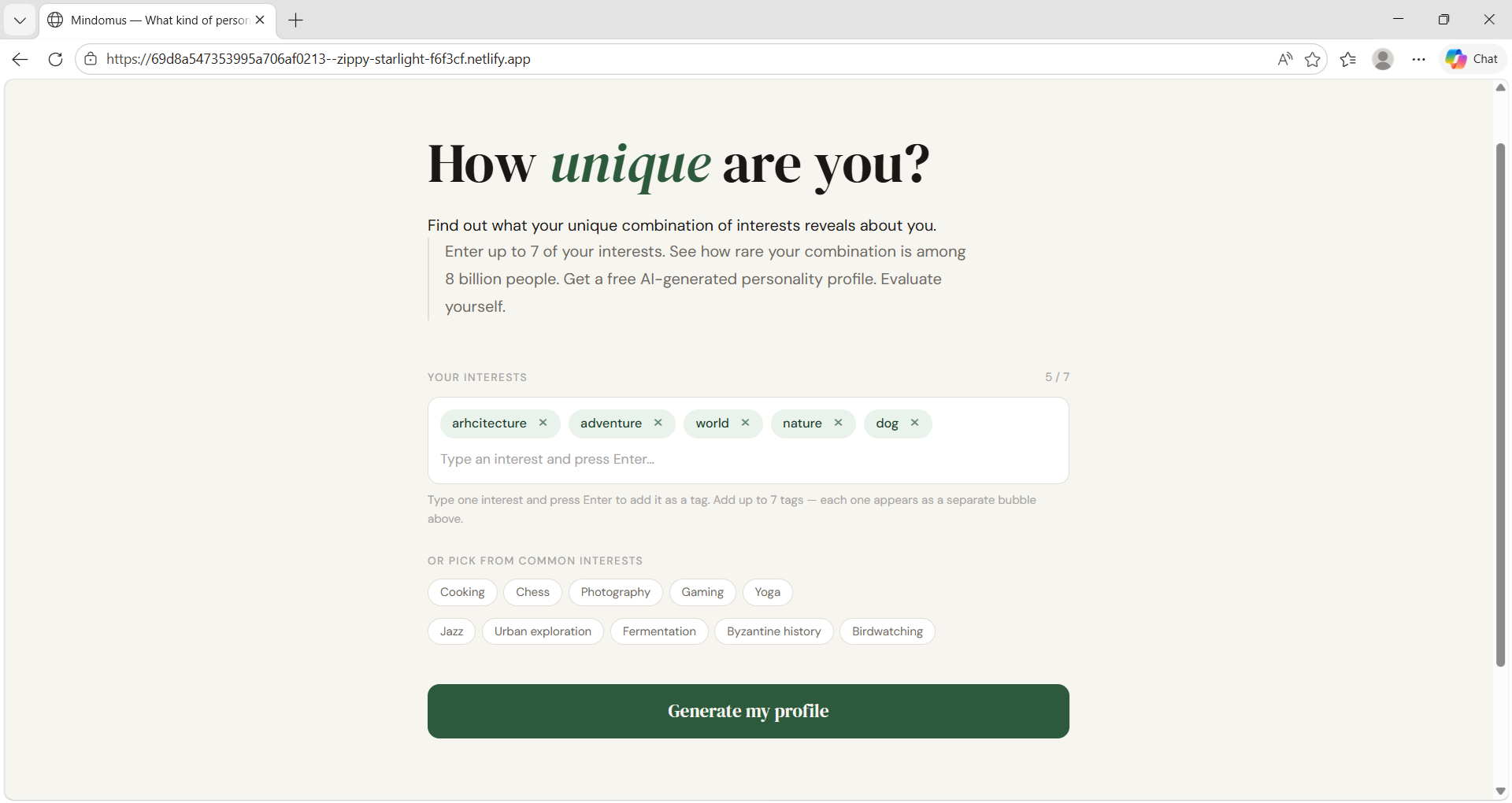 Mindomus — What kind of person are you? gallery image