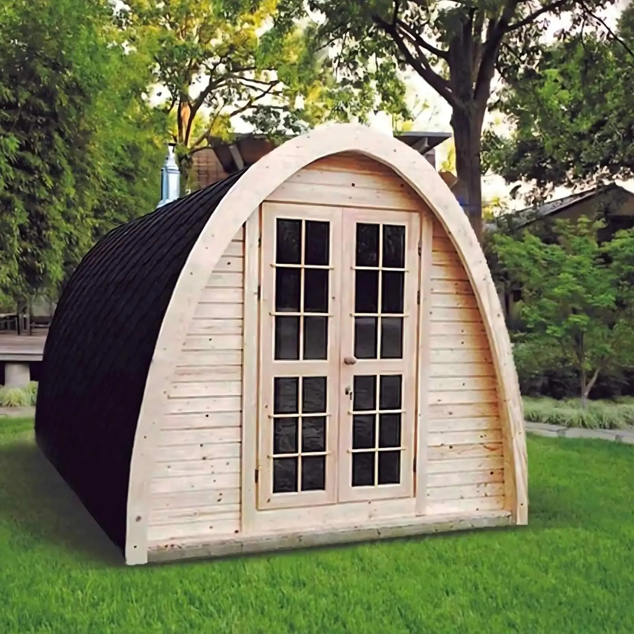4Person Outdoor Sauna Pod, Changing Room