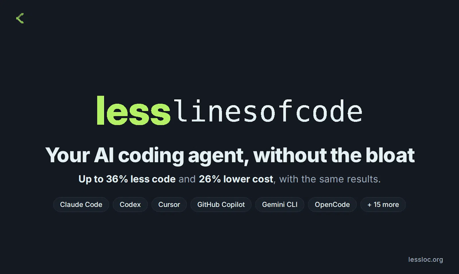 lessloc screenshot 1