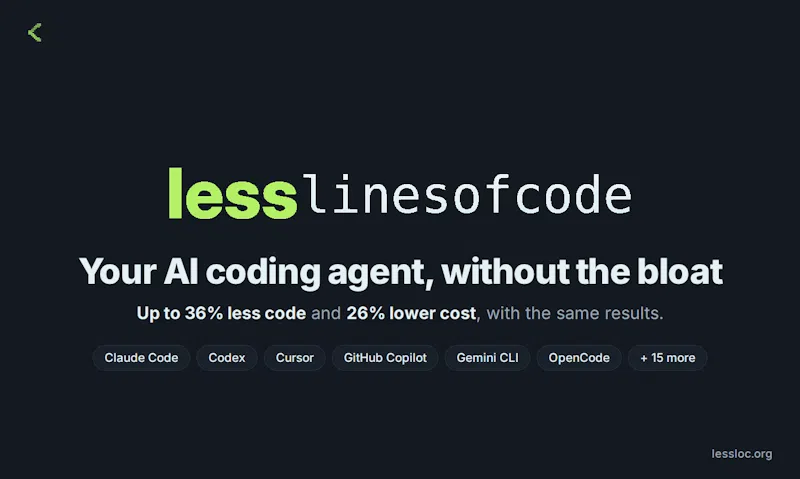 lessloc screenshot 1