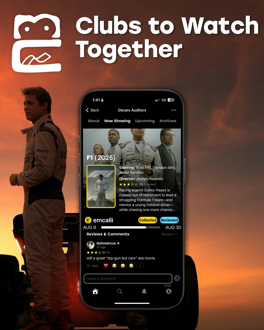 MovieClub: Your Film Community - Screenshot 5 showing product features and functionality